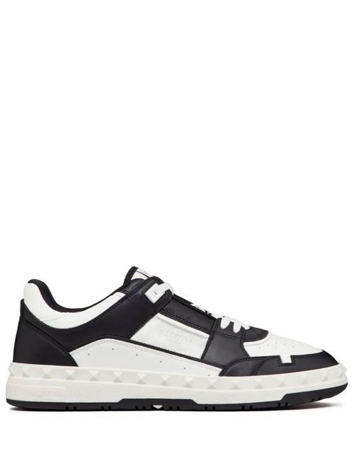 White/black calf leather sneaker Valentino Garavani | 4Y2S0H43RDG0NI